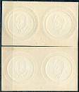 Манама, 1970, 25 лет ООН,А.Линкольн, 2 блока на фольге-миниатюра